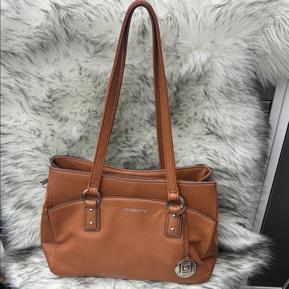 Liz Claiborne Tan/Brown Shoulder Bag
